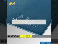 Rhombic Pattern 9mm PVC Line Polishing Conveyor Belt For Ceramics Industry